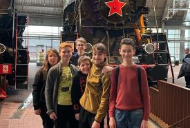 7Б класс посетил главный железнодорожный музей России и один из крупнейших музеев железных дорог в мире