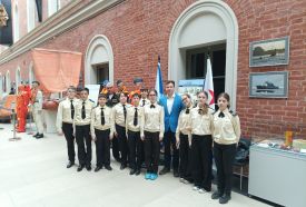 21 марта кадеты нашей школы посетили выставку «Водолазное и спасательное снаряжение ВМФ», организованную нашими партнерами , которая проходит в 