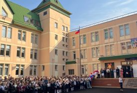 2 сентября в нашей школе прошла торжественная линейка, посвященная празднику Первого звонка